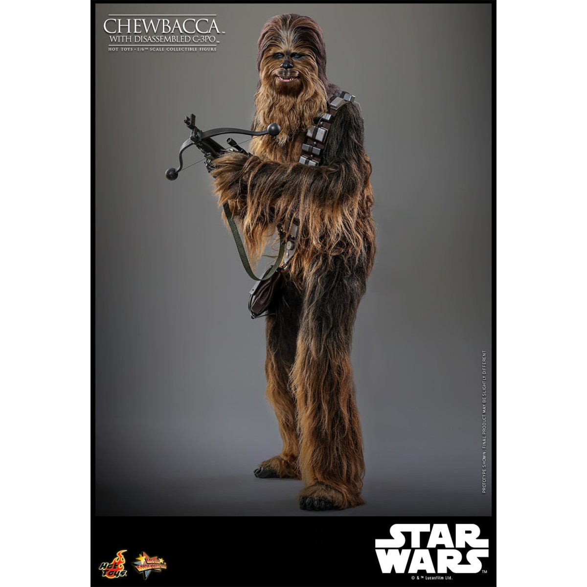 Hot toys Star Wars: Chewbacca con C-3PO desmontado MMS 1/6 - El Imperio Contraataca