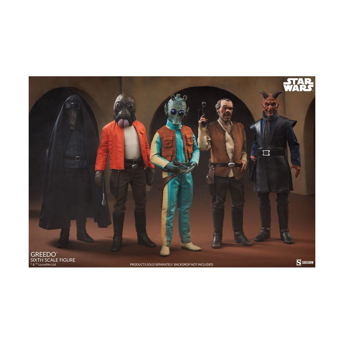 Sideshow Star Wars - GREEDO - Escoria y Villanía 1/6