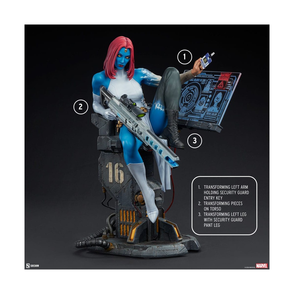 Sideshow Marvel - Mystique: Libertad y Destino Formato Premium 1/4
