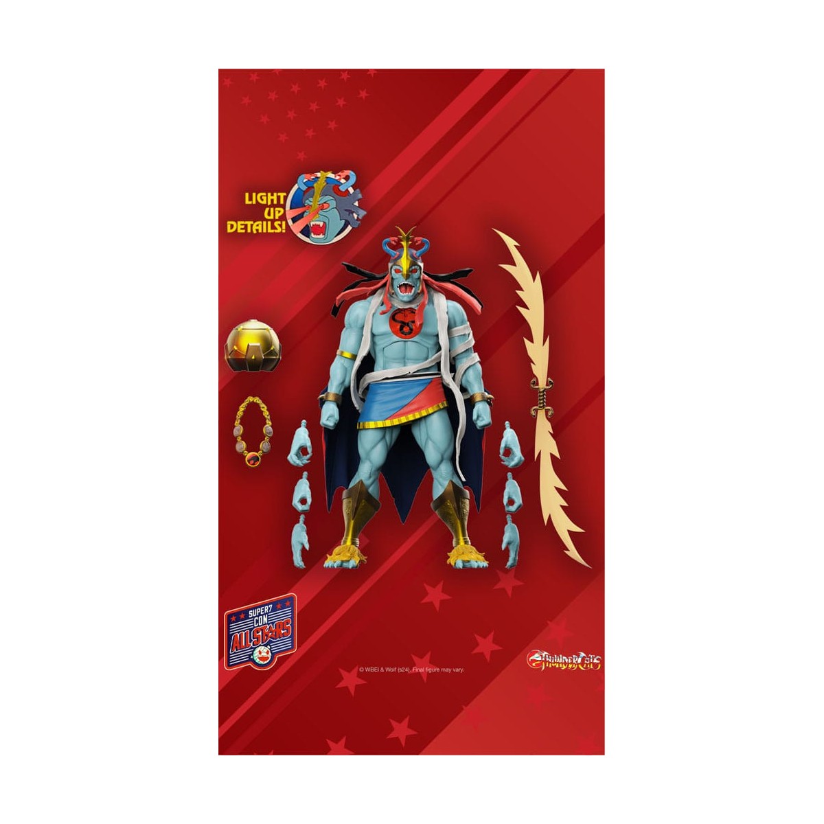 Super 7 - Thundercats - Ultimates Mumm-Ra (Ojos LED)