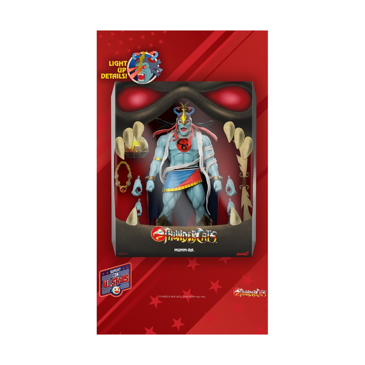 Super 7 - Thundercats - Ultimates Mumm-Ra (Ojos LED)