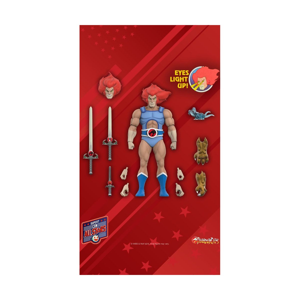 Super 7 - Thundercats - Ultimates Lion-O (Ojos LED)