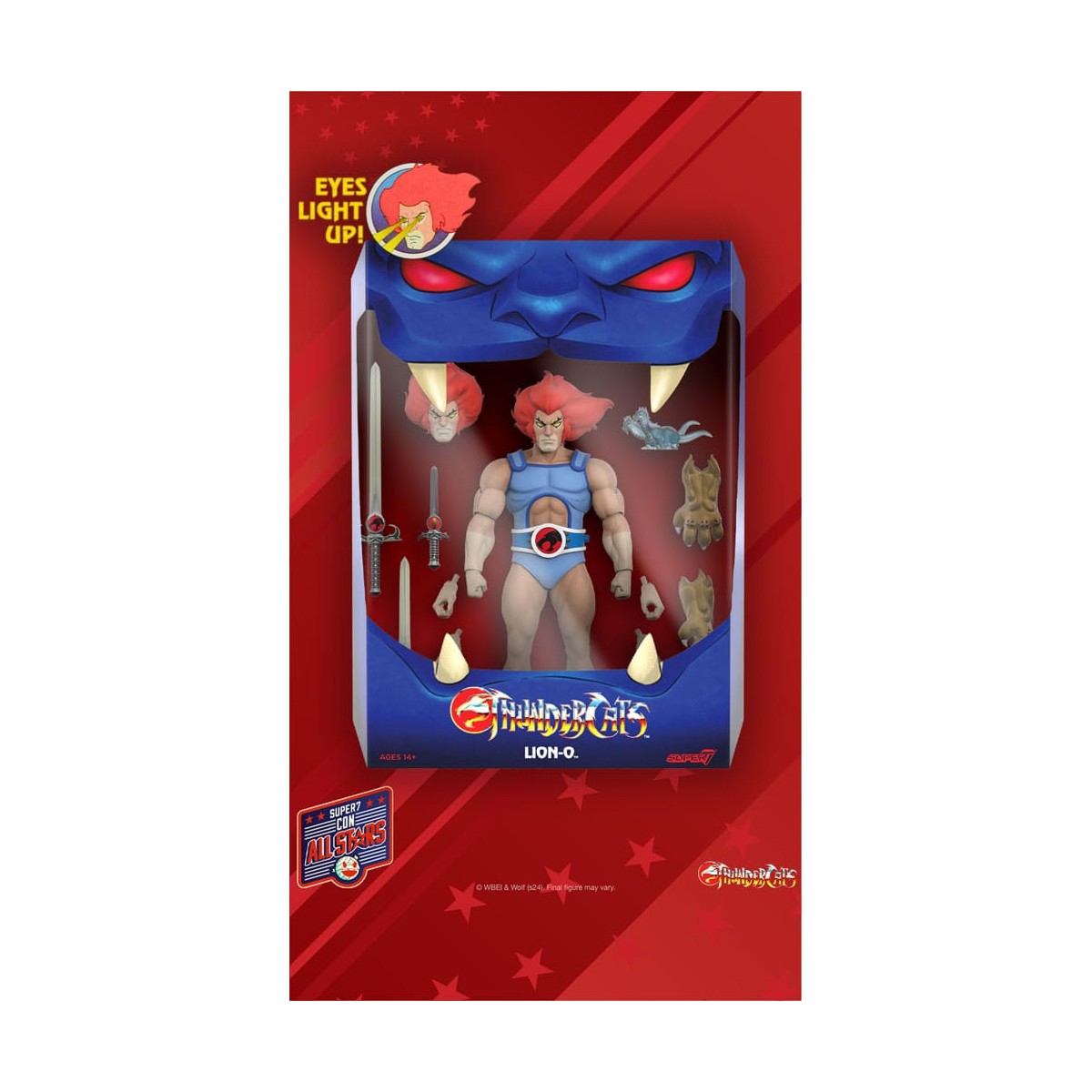 Super 7 - Thundercats - Ultimates Lion-O (Ojos LED)