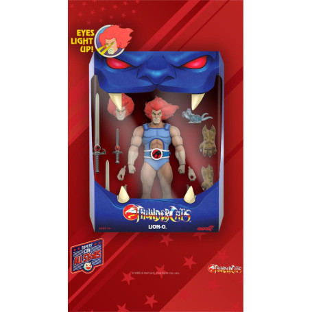 Super 7 - Thundercats - Ultimates Lion-O (Ojos LED)