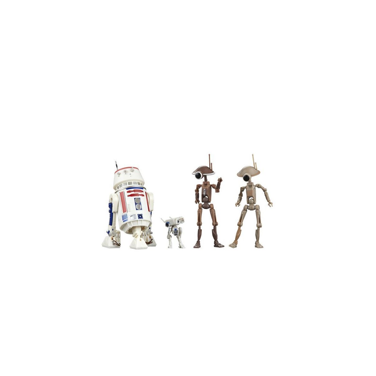 Star Wars Black Series - Pack de 4 droides R5-D4, BD-72 y Pit - The Mandalorian