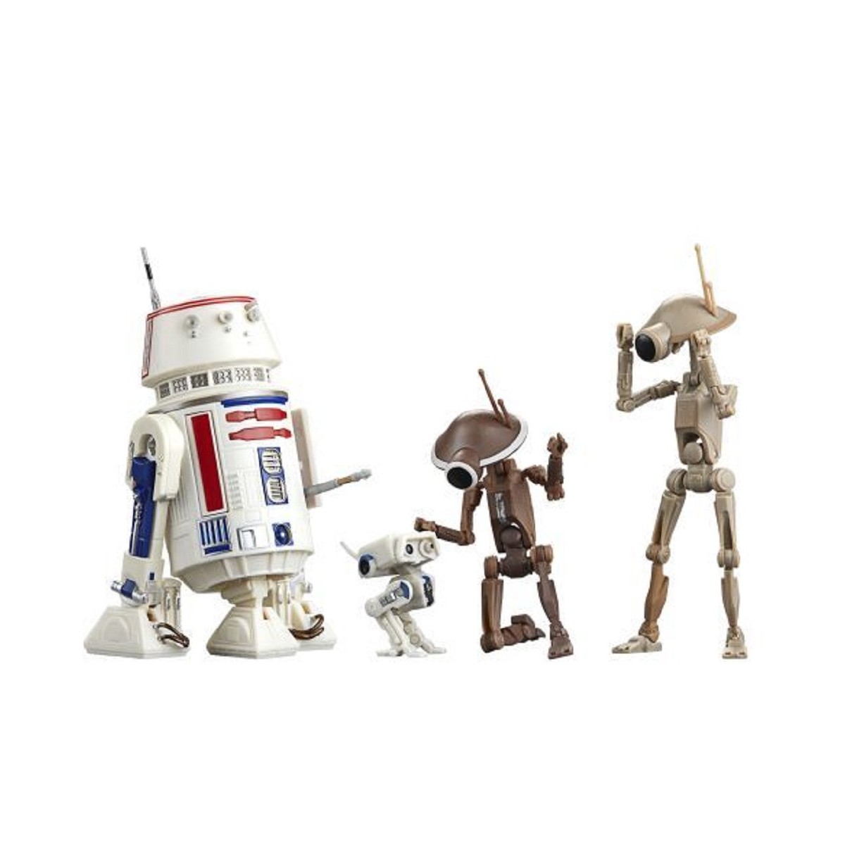 Star Wars Black Series - Pack de 4 droides R5-D4, BD-72 y Pit - The Mandalorian