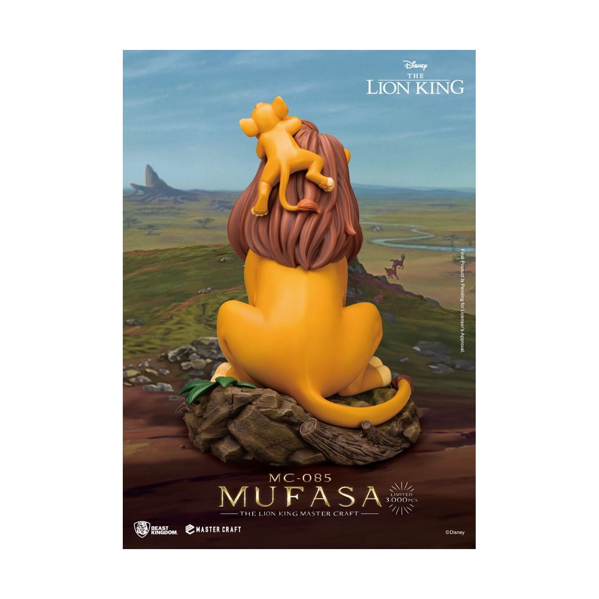 Disney - Beast Kingdom Master Craft Mufasa - El Rey León