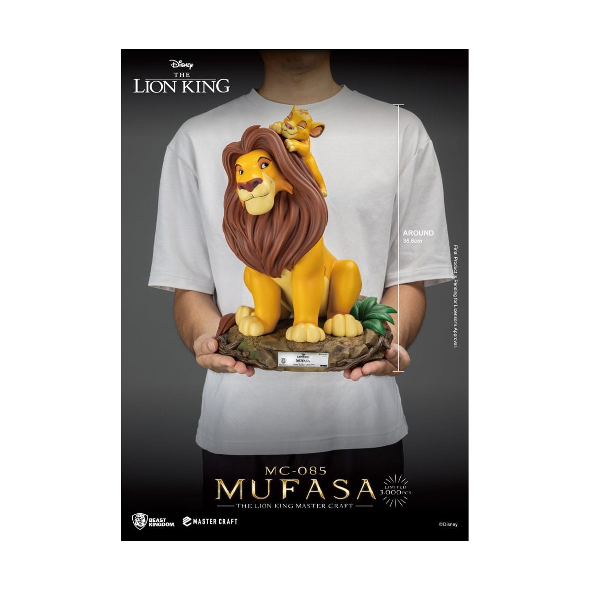 Disney - Beast Kingdom Master Craft Mufasa - El Rey León