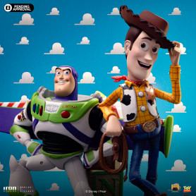 Iron Studios - Disney Pixar - Deluxe Art Scale Buzz & Woody 1/10 - Toy Story