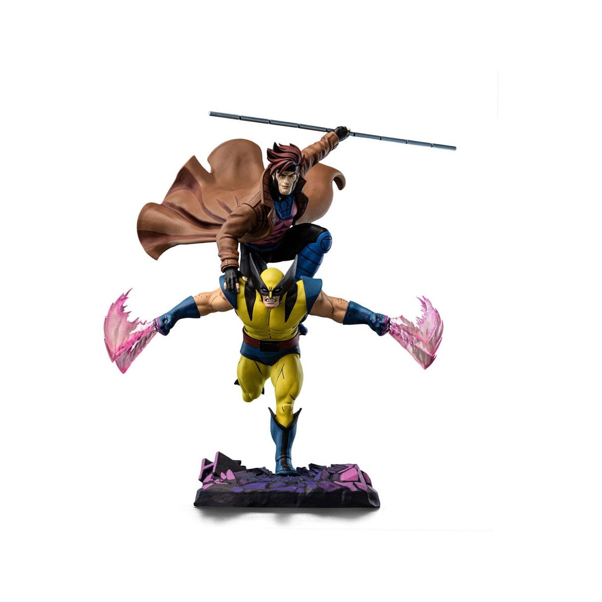 Iron Studios Marvel Comics - X-Men '97 Gambito y Lobezno 1/10 Deluxe Art Scale