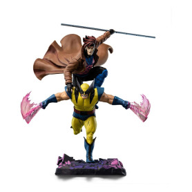 Iron Studios Marvel Comics - X-Men '97 Gambito y Lobezno 1/10 Deluxe Art Scale