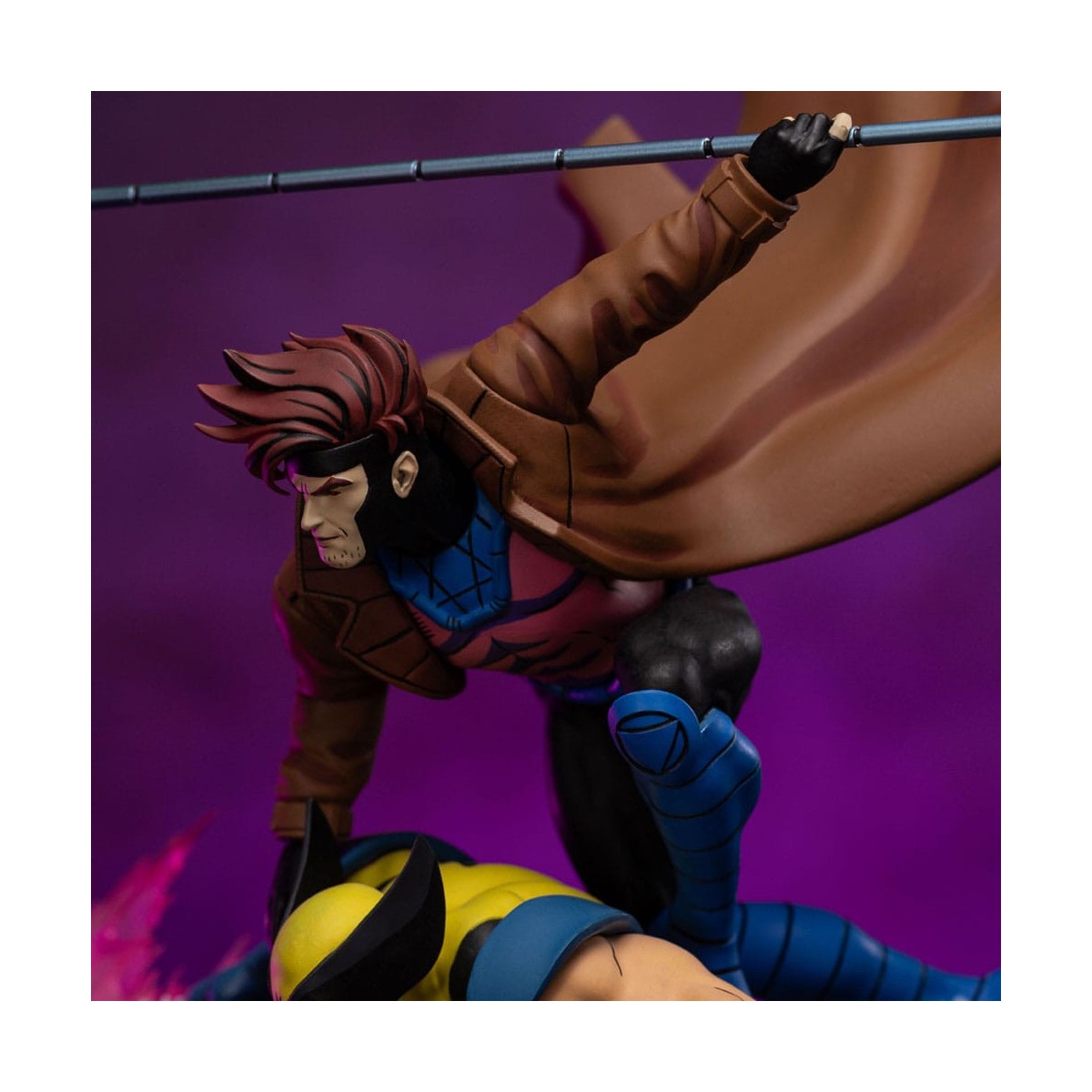 Iron Studios Marvel Comics - X-Men '97 Gambito y Lobezno 1/10 Deluxe Art Scale