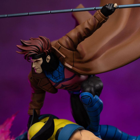 Iron Studios Marvel Comics - X-Men '97 Gambito y Lobezno 1/10 Deluxe Art Scale