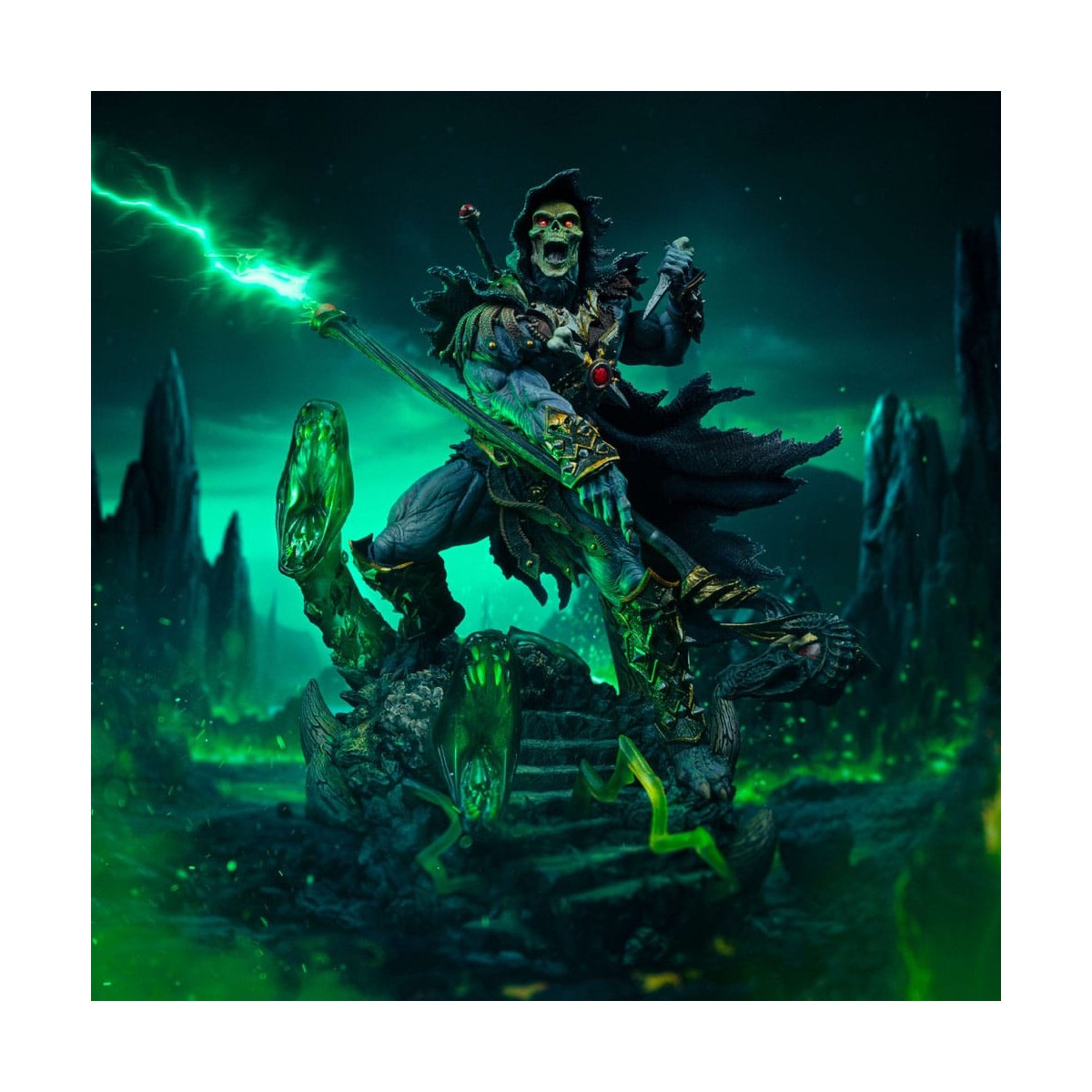 Iron Studios - SKELETOR UNLEASHED Deluxe Art Scale 1/10 - Masters del Universo - Masters del Universo
