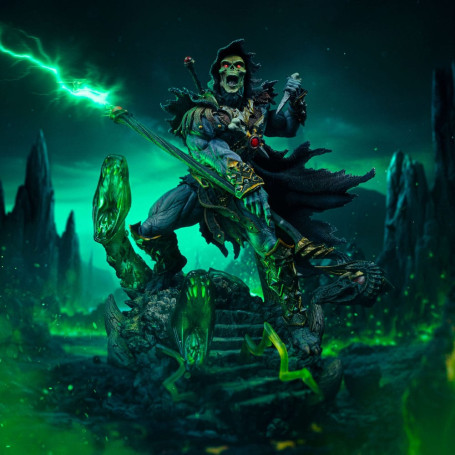 Iron Studios - SKELETOR UNLEASHED Deluxe Art Scale 1/10 - Masters del Universo - Masters del Universo