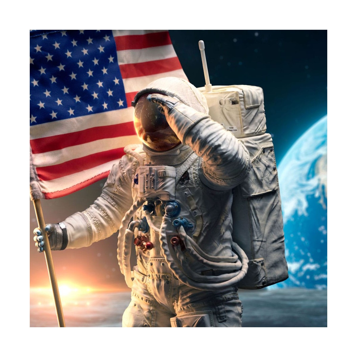 Iron Studios - NASA Apollo 11 Astronauta 1/10 BDS Art Scale