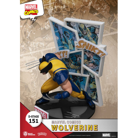 Beast Kingdom Marvel Comics Diorama PVC - Wolverine D-Stage