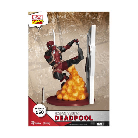 Beast Kingdom Marvel Comics Diorama PVC - Deadpool D-Stage