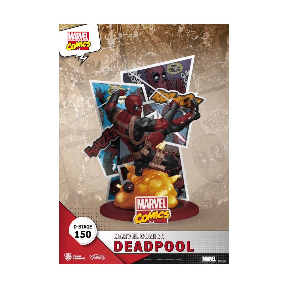 Beast Kingdom Marvel Comics Diorama PVC - Deadpool D-Stage