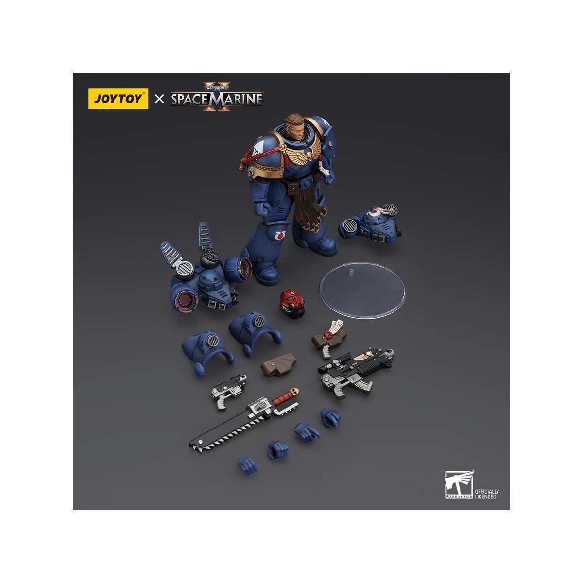 JoyToy - Marines Espaciales II - Ultramarines Sargento Gadriel 1/18 - Warhammer 40000
