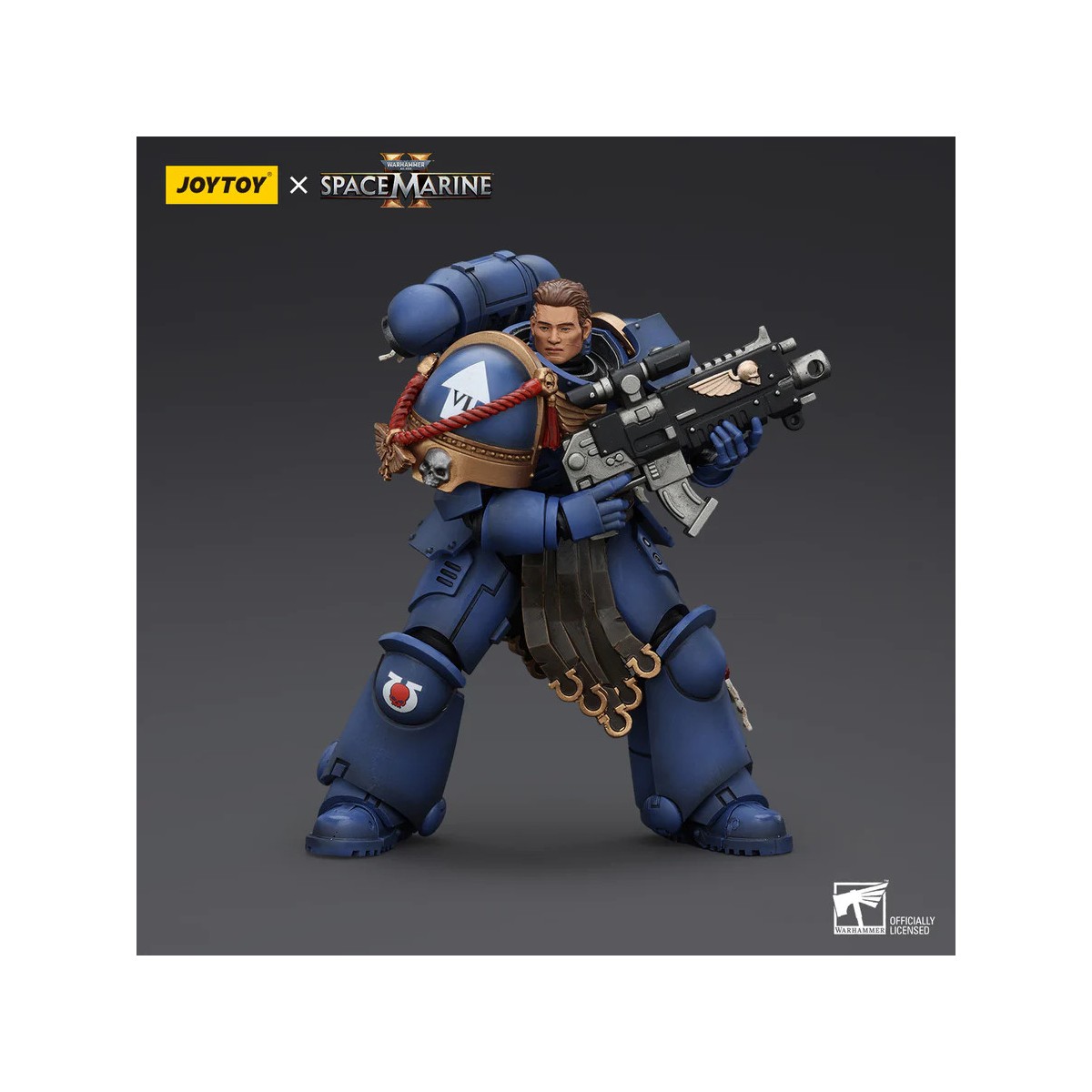 JoyToy - Marines Espaciales II - Ultramarines Sargento Gadriel 1/18 - Warhammer 40000