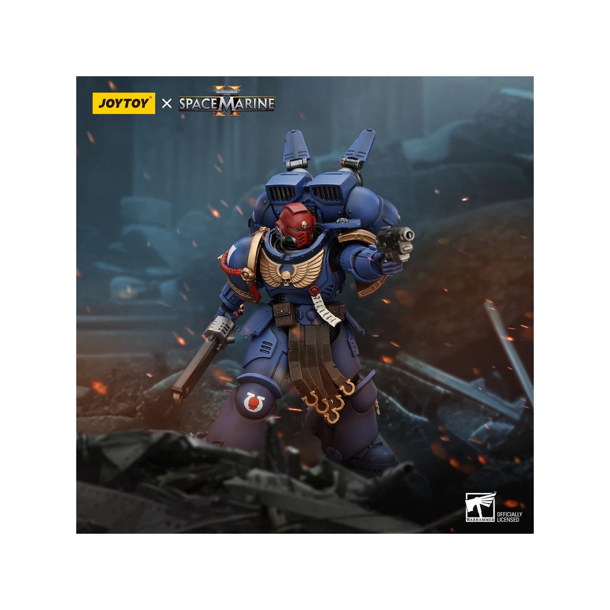 JoyToy - Marines Espaciales II - Ultramarines Sargento Gadriel 1/18 - Warhammer 40000