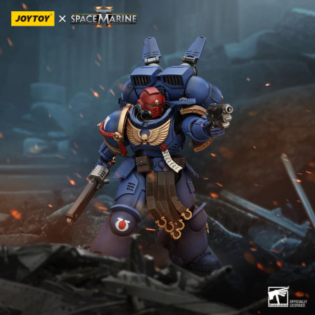 JoyToy - Marines Espaciales II - Ultramarines Sargento Gadriel 1/18 - Warhammer 40000