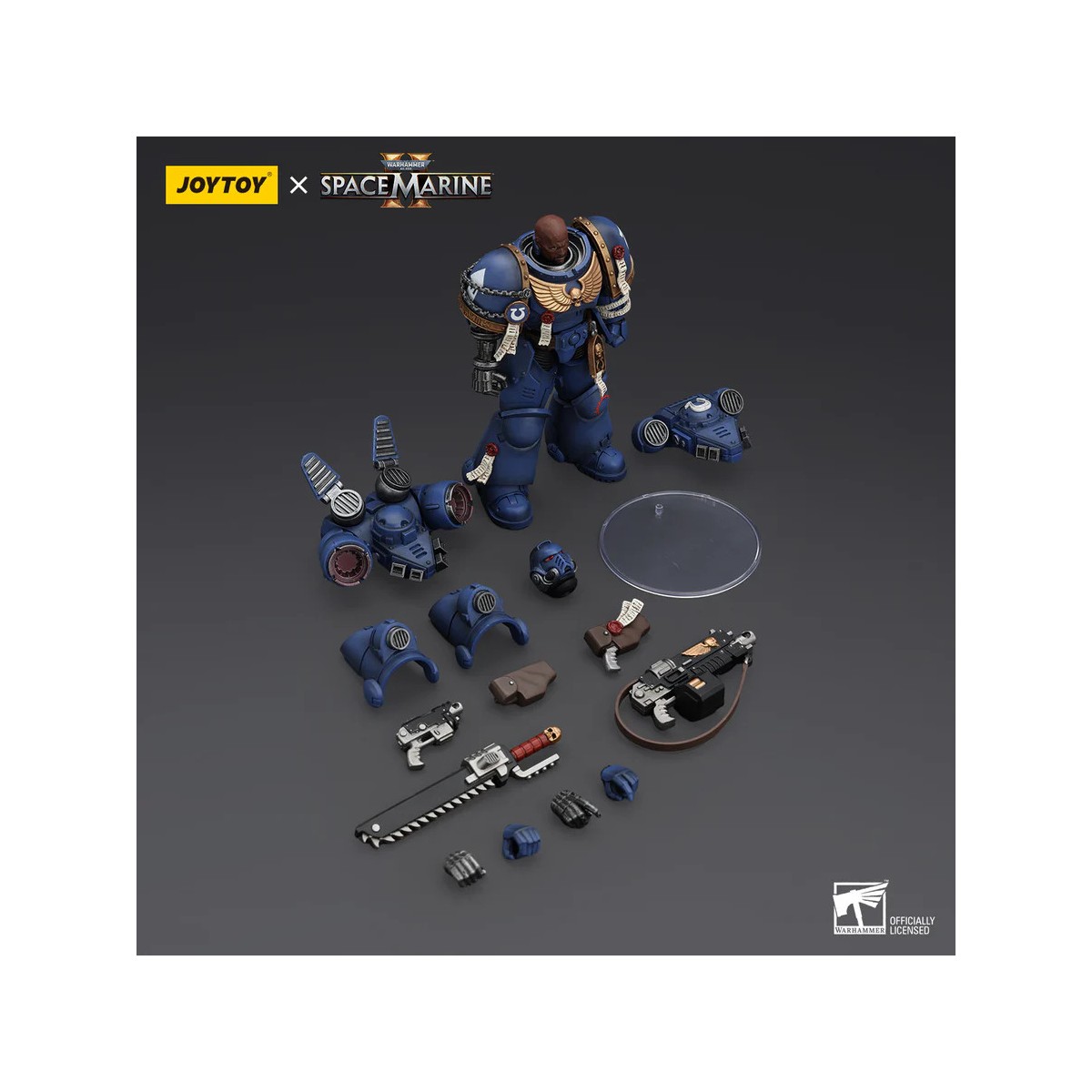 JoyToy - Marines Espaciales II - Ultramarines Hermano Chairon 1/18 - Warhammer 40000