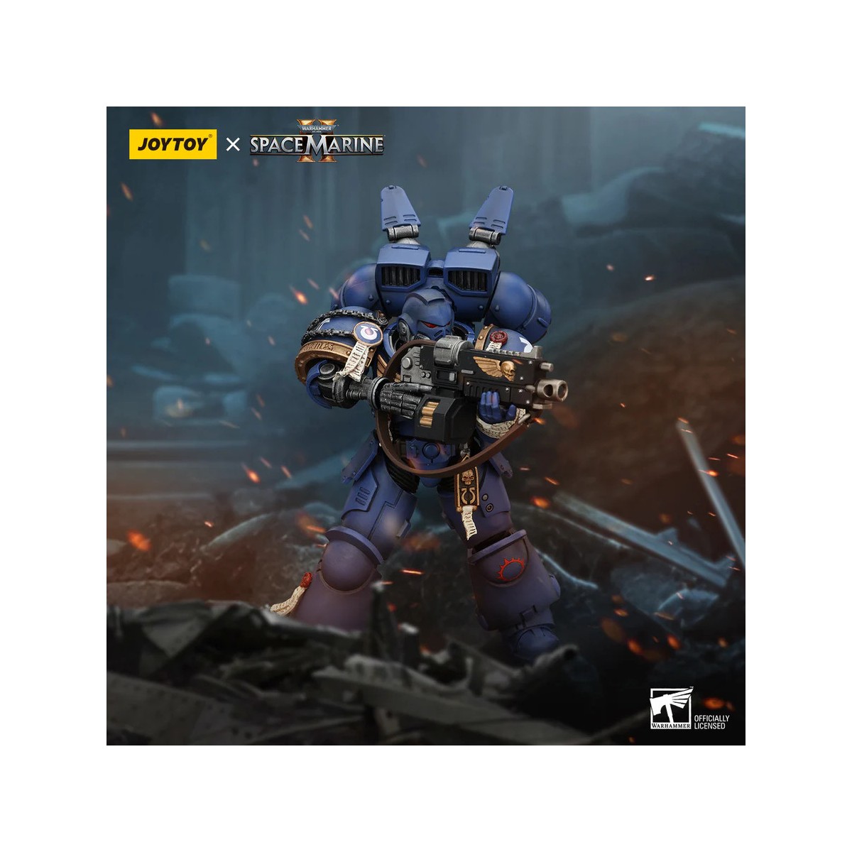JoyToy - Marines Espaciales II - Ultramarines Hermano Chairon 1/18 - Warhammer 40000