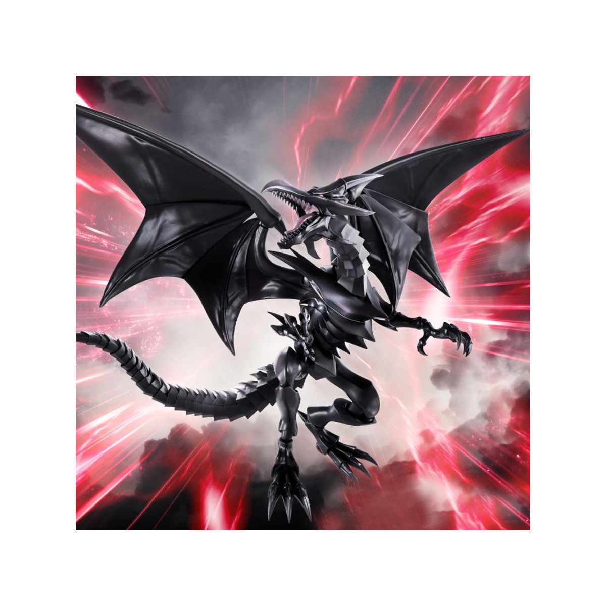 Bandai Tamashii - SHM Monster Arts - DRAGÓN NEGRO DE OJOS ROJOS - ¡Yu Gi Oh!