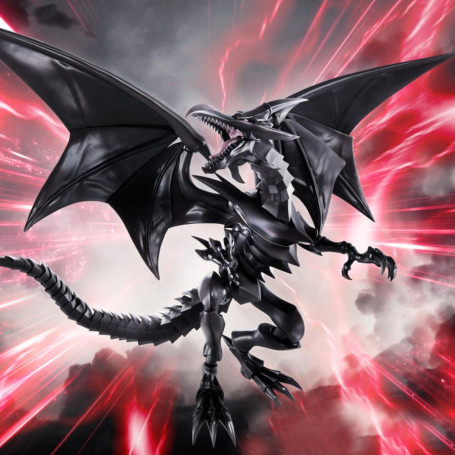 Bandai Tamashii - SHM Monster Arts - DRAGÓN NEGRO DE OJOS ROJOS - ¡Yu Gi Oh!