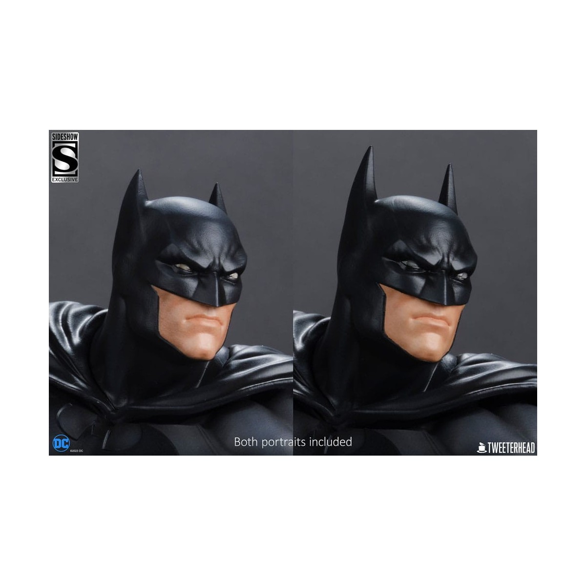Tweeterhead Sideshow - DC Comics: Batman (Black and Gray Edition) 1/4 estatuilla