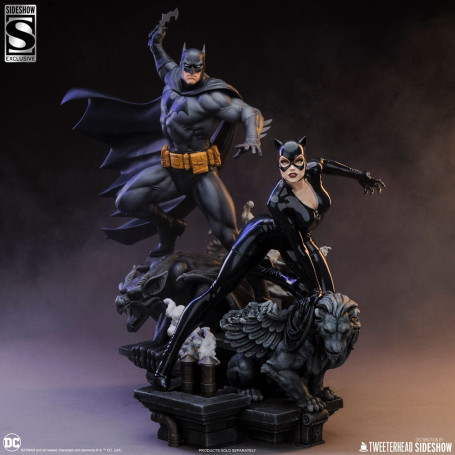 Tweeterhead Sideshow - DC Comics: Batman (Black and Gray Edition) 1/4 estatuilla