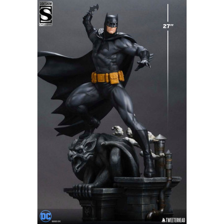 Tweeterhead Sideshow - DC Comics: Batman (Black and Gray Edition) 1/4 estatuilla