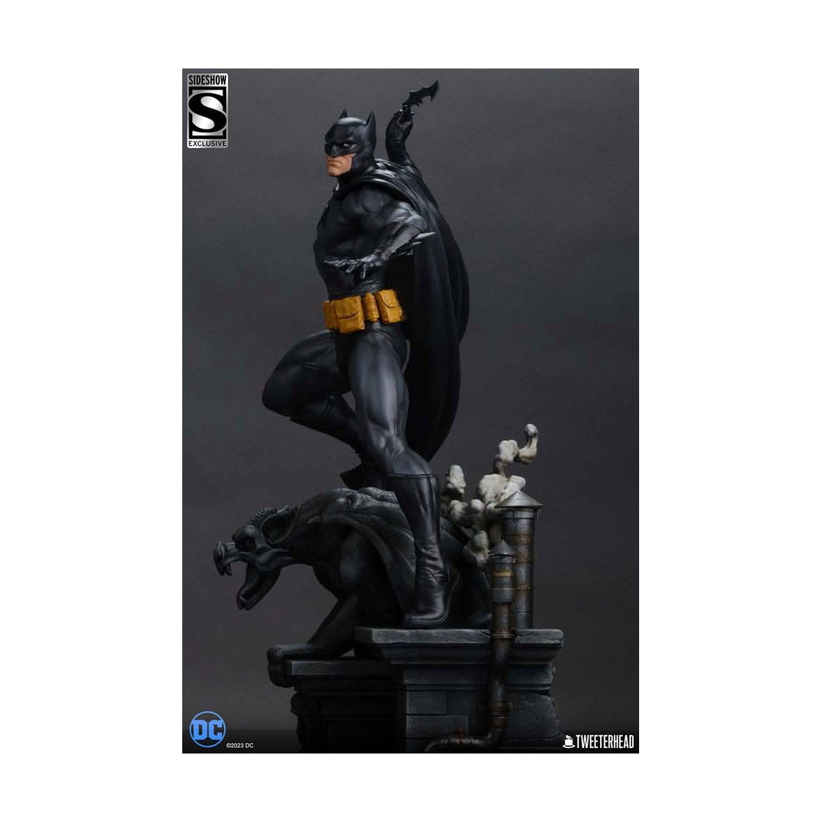 Tweeterhead Sideshow - DC Comics: Batman (Black and Gray Edition) 1/4 estatuilla