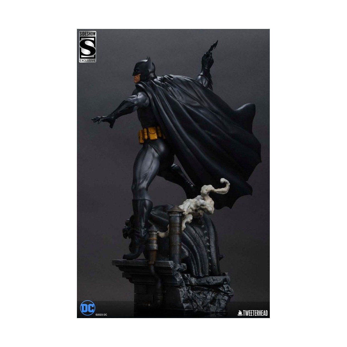 Tweeterhead Sideshow - DC Comics: Batman (Black and Gray Edition) 1/4 estatuilla