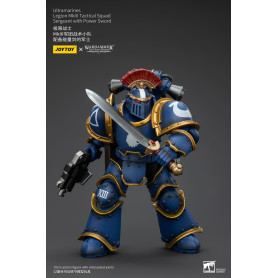 JoyToy - Ultramarines - Sargento de Escuadra Táctica de la Legión MKIII con Espada de Poder 1/18 - La Herejía de Horus