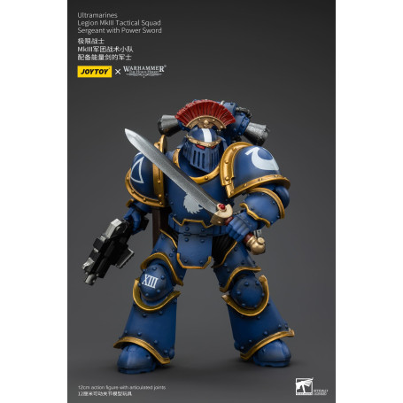 JoyToy - Ultramarines - Sargento de Escuadra Táctica de la Legión MKIII con Espada de Poder 1/18 - La Herejía de Horus