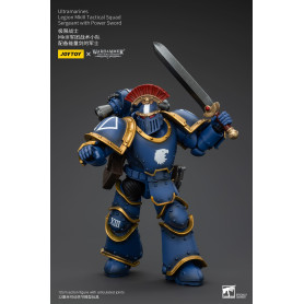JoyToy - Ultramarines - Sargento de Escuadra Táctica de la Legión MKIII con Espada de Poder 1/18 - La Herejía de Horus