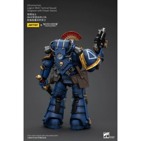 JoyToy - Ultramarines - Sargento de Escuadra Táctica de la Legión MKIII con Espada de Poder 1/18 - La Herejía de Horus