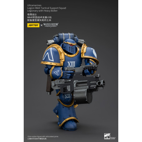 JoyToy - Ultramarines - Legión MKIII Escuadra de Apoyo Táctico Legionario con Bolter Pesado 1/18 - La Herejía de Horus
