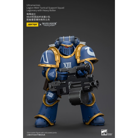 JoyToy - Ultramarines - Legión MKIII Escuadra de Apoyo Táctico Legionario con Bolter Pesado 1/18 - La Herejía de Horus