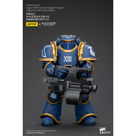JoyToy - Ultramarines - Legión MKIII Escuadra de Apoyo Táctico Legionario con Bolter Pesado 1/18 - La Herejía de Horus