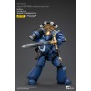 JoyToy - Ultramarines - Sargento de Escuadra Táctica MKVI de la Legión con Pistola de Plasma y Espada de Poder 1/18