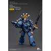 JoyToy - Ultramarines - Sargento de Escuadra Táctica MKVI de la Legión con Pistola de Plasma y Espada de Poder 1/18