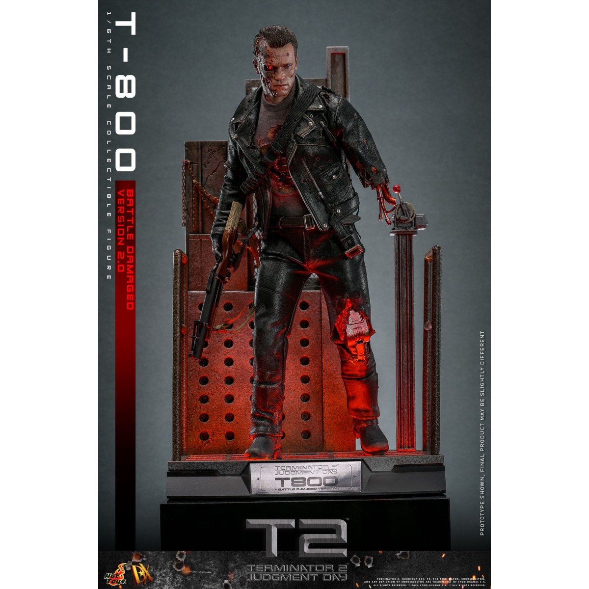 Hot Toys - Terminator 2: Judgment Day MMS 1/6 - Battle Damaged T-800 V2.0
