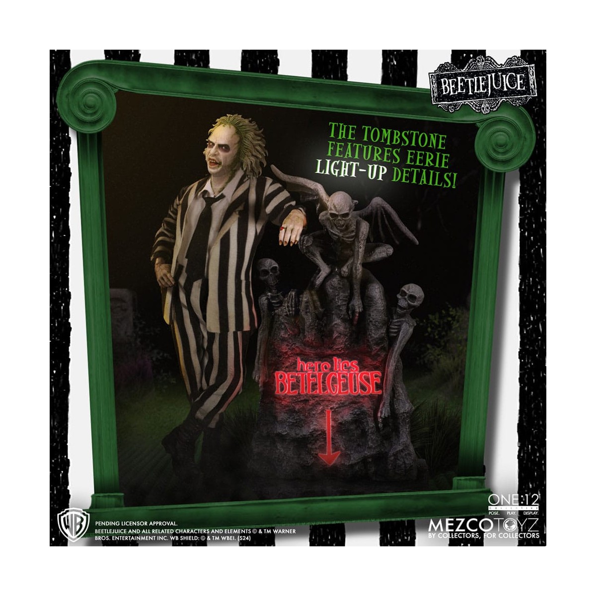 Mezco One 12 - Beetlejuice Edición Deluxe