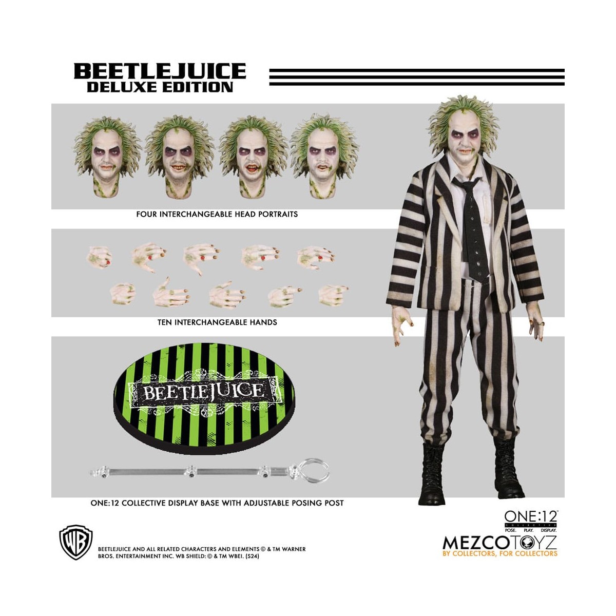 Mezco One 12 - Beetlejuice Edición Deluxe