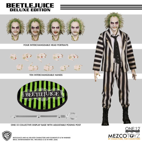 Mezco One 12 - Beetlejuice Edición Deluxe