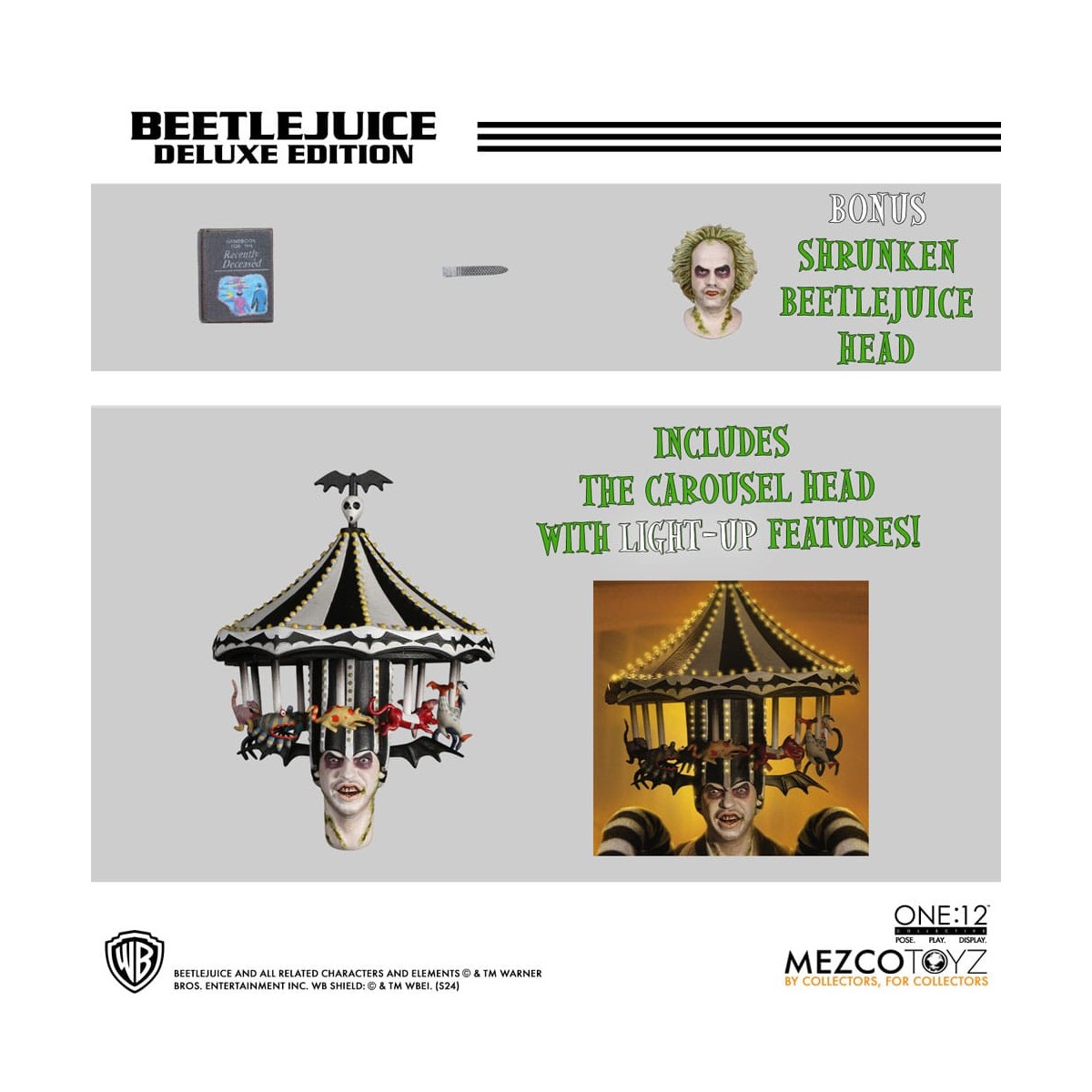 Mezco One 12 - Beetlejuice Edición Deluxe